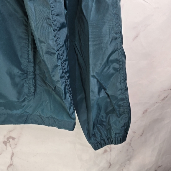 Vintage Eddie Bauer Jacket Men Large Forest Windbreaker Nylon Anorak Sac Jac NOS - Picture 4 of 15